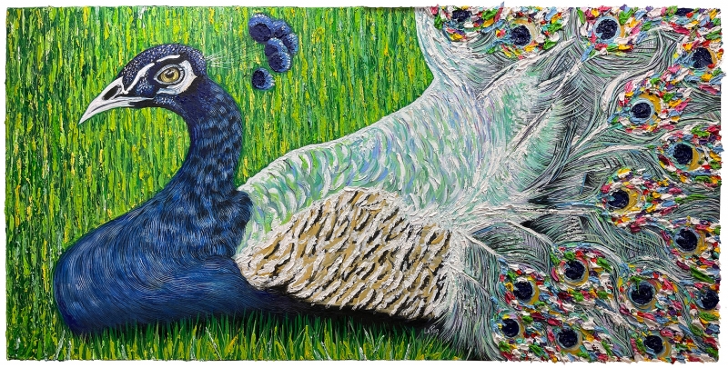 Frida Kahlo's Peacock by artist Doug LaRue
